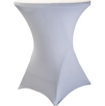 Napínací potah Elastický potah LITE na koktejlový stůl Ø 60 cm (190 g/m2) Barva: bílá