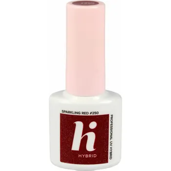 Lak na nehty Hi Hybrid Hybrid lak #250 Sparkling Red 5ml