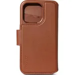 Pouzdro Decoded (D24IPO15PDW5TN) Leather Wallet Detachable pro Apple iPhone 15 Pro hnědé