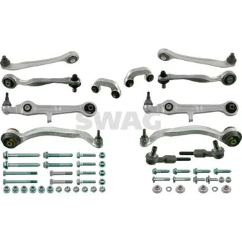 Opravná sada podvozku a pohonu kol Sada na opravy, příčné závěsné rameno SWAG 32 92 4802