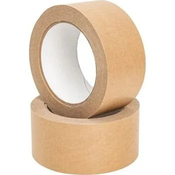 Obalový materiál Páska lepicí papírová 50 mm x 50 m, hotmelt, hnědá