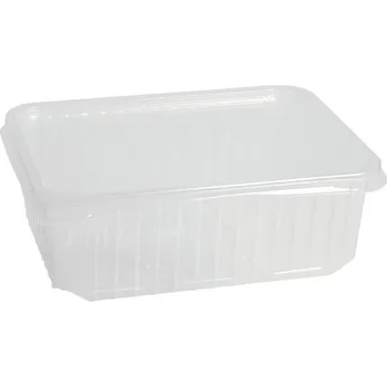 Jednorázové nádobí Vanička PP 500ml, 181x132x37mm transparentní - 900 ks