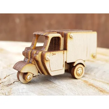 autíčko VRKY - sběratelské modely Model nákladní tříkolky 1:64