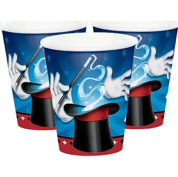 Party nádobí Párty kelímky Malý kouzelník - 8 ks (Malý kouzelník)