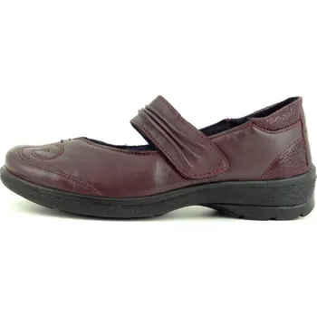 Dámské polobotky JAKUB-OBUV Dámské kožené baleríny TX05820 v barvě bordó bordó 38