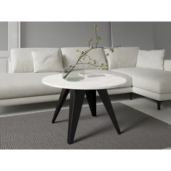 Konferenční stolek Konferenční stolek Barteno, Barva: černá / bílý mramor MIRJAN 5903211332289