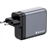 VERBATIM GaN Nabíječka do sítě GNC-140, 140W, 3x USB-C, 1x USB 32203