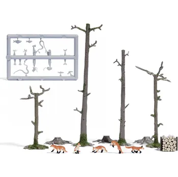 Modelová železnice Busch H0 Lišky hotový model