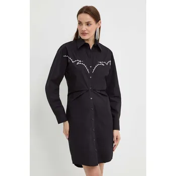 Dámské šaty Bavlněné šaty Pinko 103737.A1XO černá 99X, vel. 38