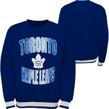Chlapecká mikina Outerstuff Dětská mikina Toronto Maple Leafs NHL Blueliner Crew Neck Velikost: Dětské S (6 - 9 let)