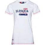 Dámské tričko SLOVAKIA STAR WHITE Velikost: L
