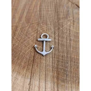 Přívěsek Přívěsek kotva 14x18 mm barva platina