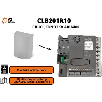 Pohon brány CLB201R10 - řidicí jednotka NiceHome pro pohony křídlových bran (ARIA, RIVA, MAESTRO)
