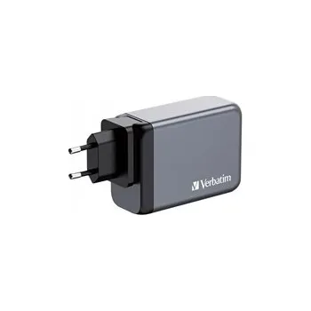 VERBATIM GaN Nabíječka do sítě GNC-200, 200W, 3x USB-C, 1x USB