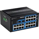 TRENDnet Průmyslový Ethernet přepínač 1Gb, 26 portů (24x RJ45 + 2x SFP), na DIN lištu (TI-G262) - 21.22.1569