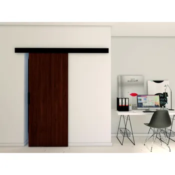 Interiérové dveře Posuvné dveře STANDART MIX A80, Wenge/Černá