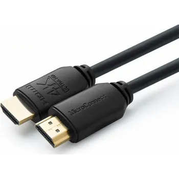 Video kabel MicroConnect HDMI - HDMI kabel 0,5 m černý (MC-HDM19190.5V2.0)