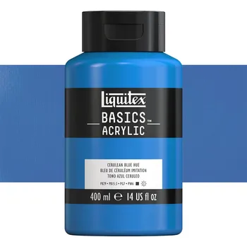 Vodová barva Akrylová barva Liquitex Basics - Cerulean Blue Hue Balení: 400 ml