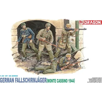 Plastikový model Model Kit figurky 6005 - FALLSCHIRMJAGER MONTE CASSINO 1944 (1:35)