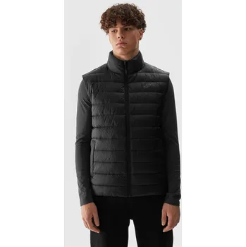 Pánská péřová vesta s recyklovanou výplní 4F - černá 4F černá 2726041