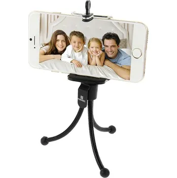 Stativ HAWEEL flexibilní + držák pro zařízení šíře 5,5-8cm - černý