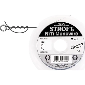 Titanové vázací lanko STROFT NiTi Monowire 15kg 4m