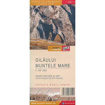 Schubert & Franzke mapa Gilaului,Muntele Mare 1:65 t.