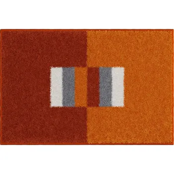 Koupelnová předložka LineaDue CAPRICIO - Koupelnová předložka oranžová Rozměr: 60x90 cm