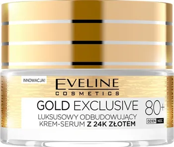 Pleťový krém Eveline Cosmetics Gold Exclusive 80+ obnovující krém proti stárnutí pleti 50 ml