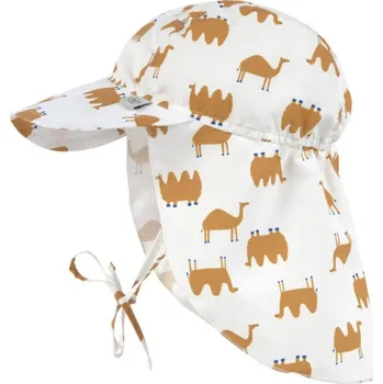 Klobouk LÄSSIG klobouček Sun Protection Flap Hat camel nature 19-36 m