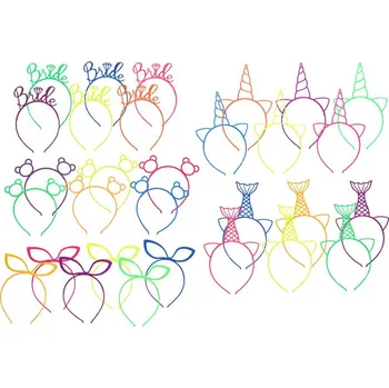 Karnevalová maska Čelenka s ozdobou mix barev