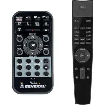 Dálkový ovladač EDIFIER RC76 - dálkový ovladač duplikát