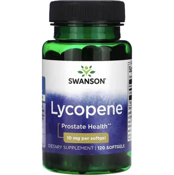 Swanson Lycopene, Lykopen, 10 mg, 120 kapslí Doplněk stravy