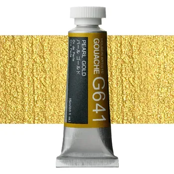 Vodová barva Kvašová barva Holbein 15ml - Pearl Gold