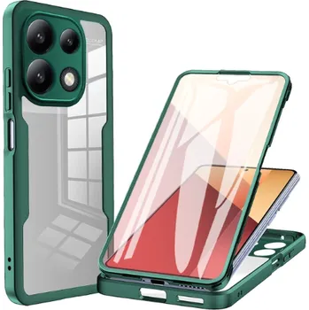 Pouzdro na mobilní telefon Beweare 360 oboustranný TPU kryt na Xiaomi Redmi Note 13 5G - zelený