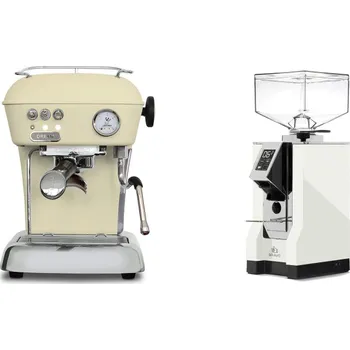 Kávovar Ascaso Dream ONE, Sweet Cream + Eureka Mignon Bravo, CR white