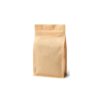 Sáček na potraviny ZIP sáček s plochým dnem 1500 ml, hnědý