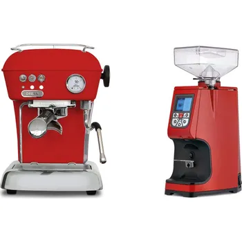 Kávovar Ascaso Dream ONE, Love Red + Eureka Atom 60, ferrari red