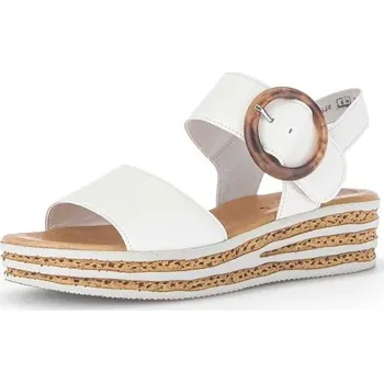 Dámské sandále Bílé sandálky na platformě, nadměrné, 44.550.20 43