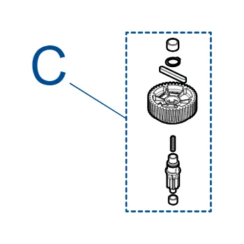NICE PRXM03 kit ozubených koleček pro XMETRO 2024/2124