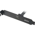 Akasa záslepka s konektorem USB 3.1 gen2 USB-C AK-CBUB37-50BK