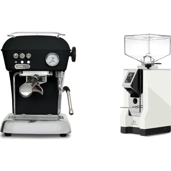 Kávovar Ascaso Dream ONE, Dark Black + Eureka Mignon Bravo, CR white