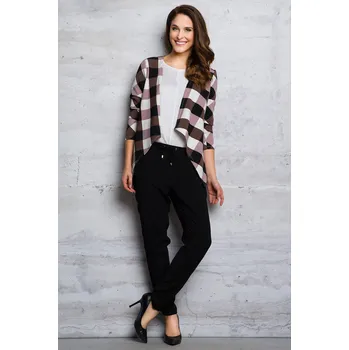 Dámská softshellová bunda Pelerína volného střihu bez předního zapínání M067 Barva: Hnědá, Velikost: S