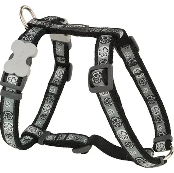 Postroj pro psa Postroj pro psa M Red Dingo 15mm/36-54cm Paw Impressions Black