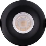 PANLUX Pevný LED podhled PP COB IP65 bodovka 40°, černá - teplá