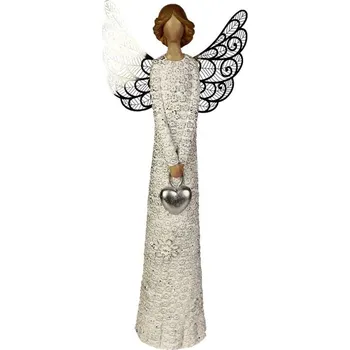 Vánoční dekorace Anděl dekorační X2962 - 33 cm