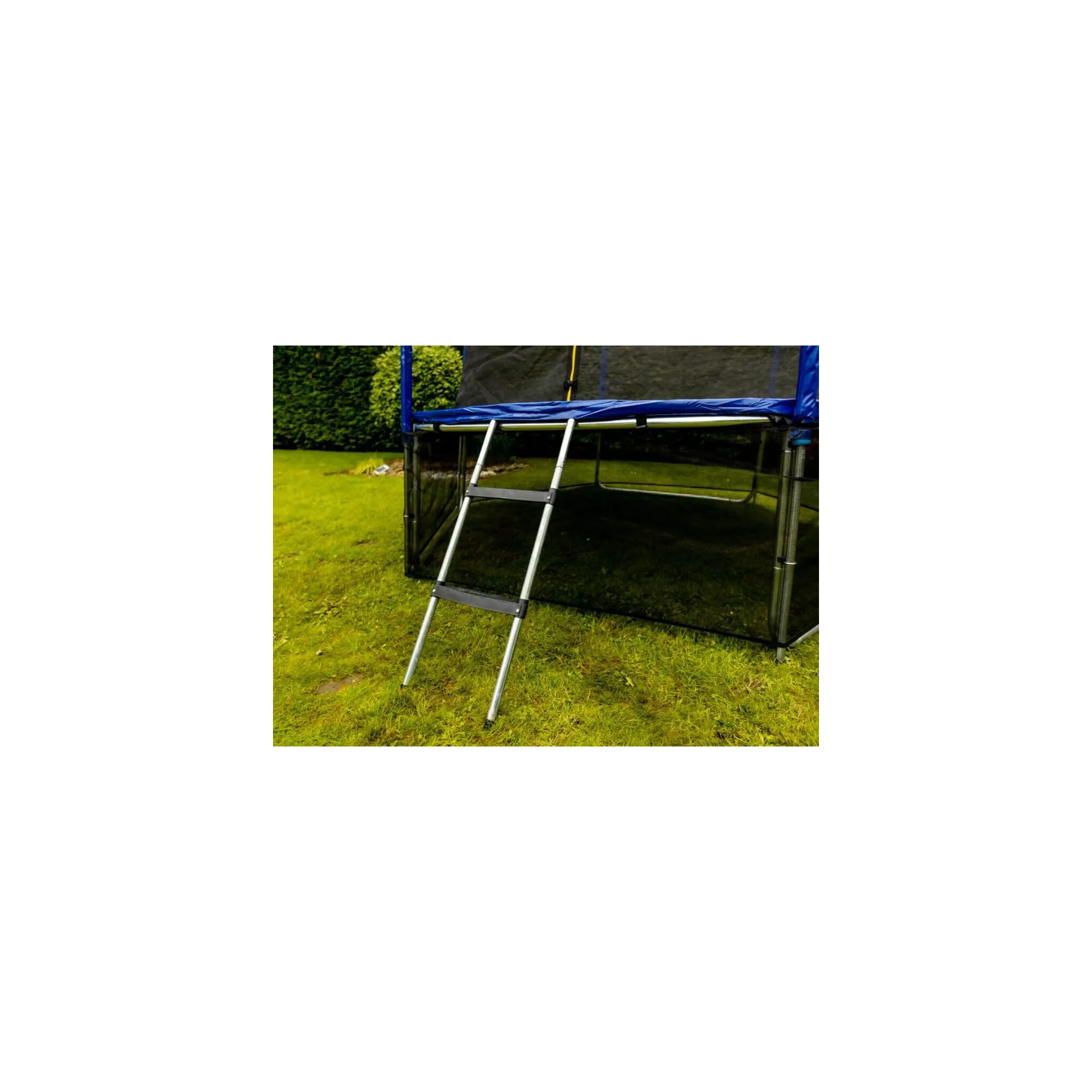 Fotografie 3 - Trampolína Marimex Standard 396 cm modrá + ochranná síť + schůdky