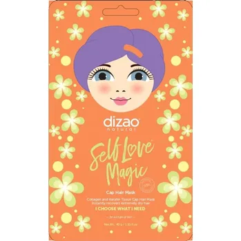 Vlasová regenerace Maska na vlasy s čepičkou „Kolagen a keratin” Dizao 40g