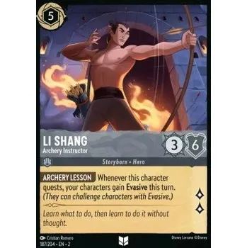 Karetní hra ROF 187/204 Li Shang - Archery Instructor - Rise of the Floodborn Verze: HOLO