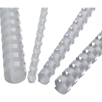 Vázací hřbet Hřebeny plastové 12 mm bílé NONAME